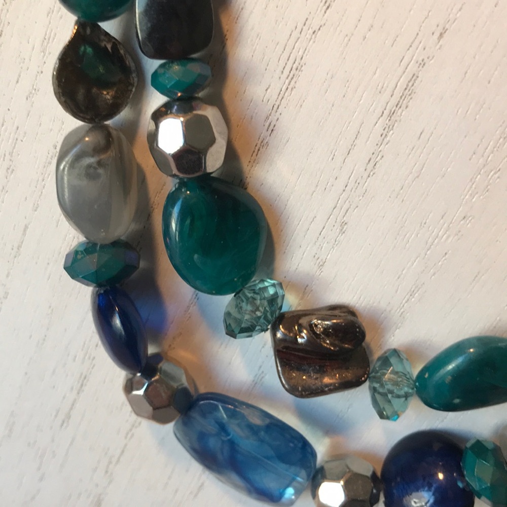 Ruby Rd. Blues Teal statement necklace - Picture 4 of 8